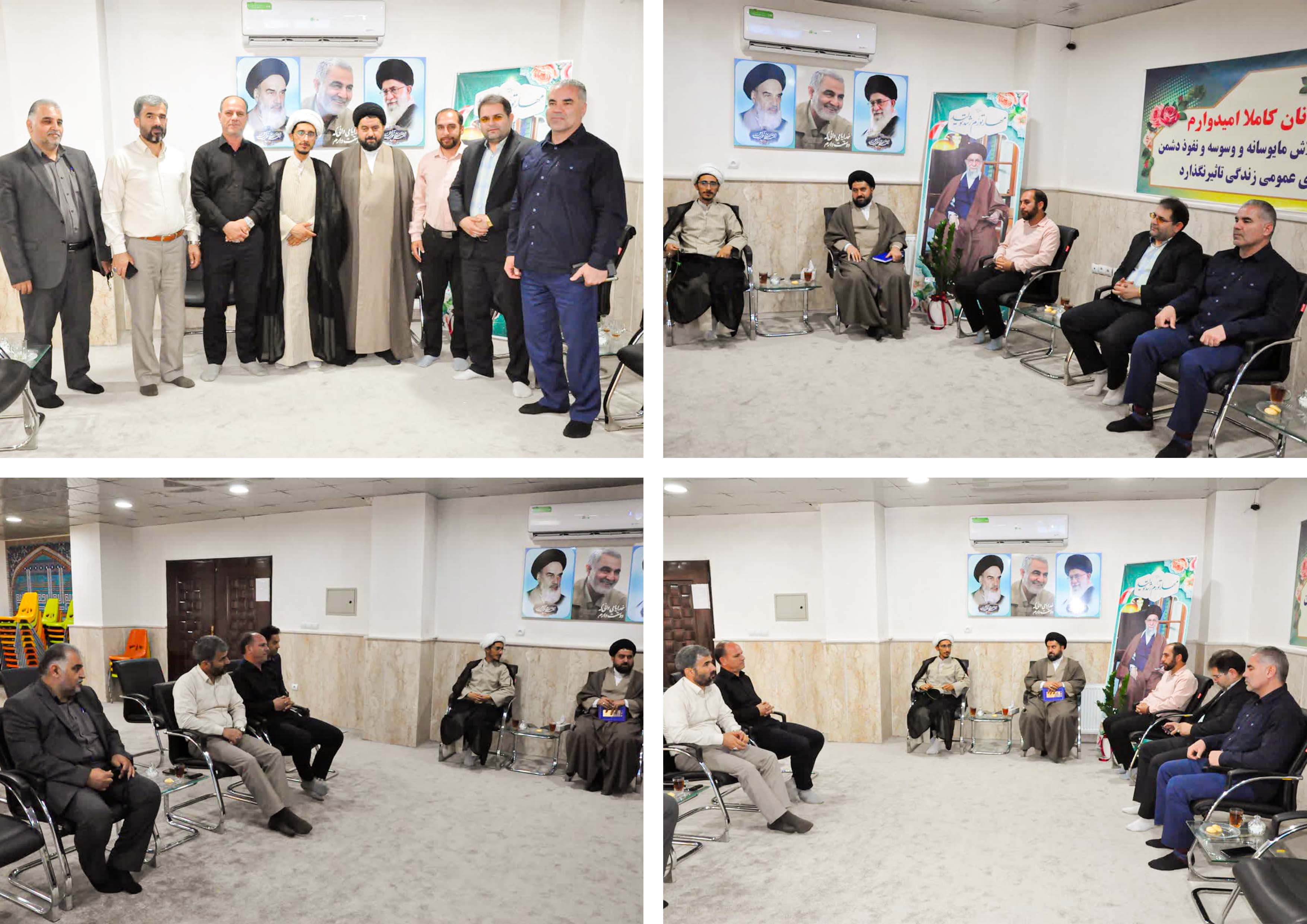 دیدار اعضای شورای اسلامی شهر با امام جمعه جدید محمدشهر 