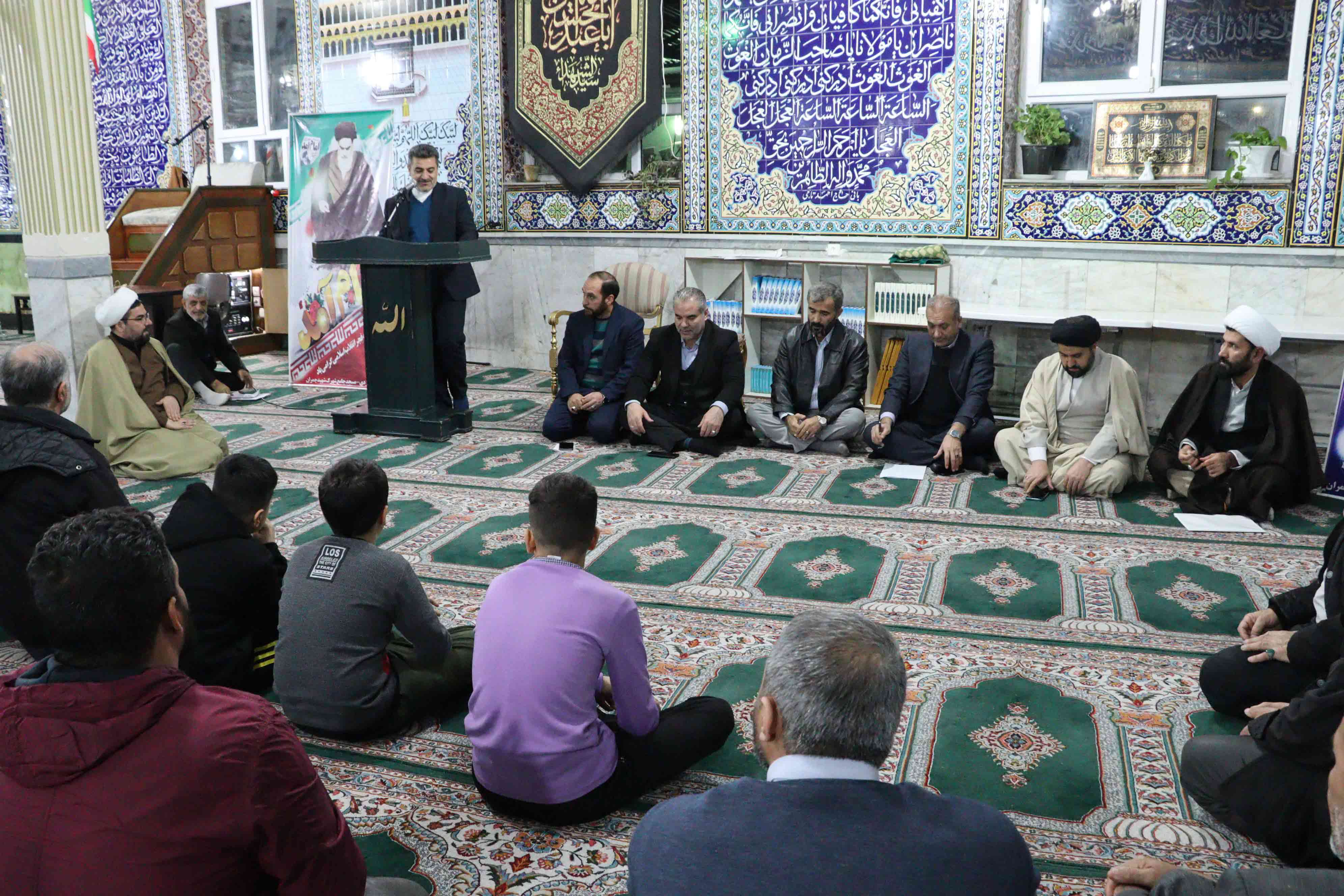 دیدار مردمی و پاسخگویی فرماندار شهرستان کرج و مسئولین شهری محمدشهر با اهالی شهرک چمران