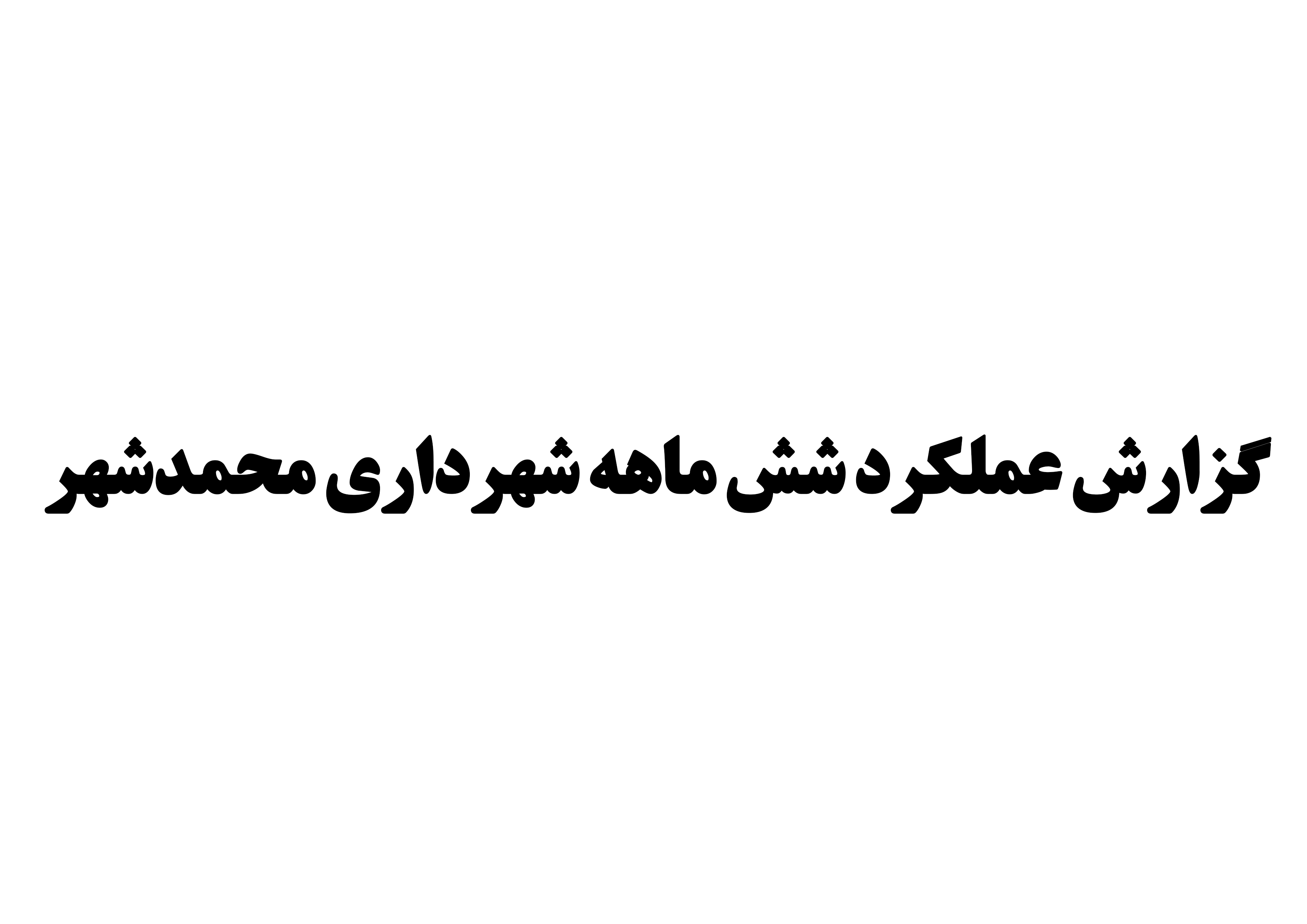 گزارش عملکرد شش ماه شهرداری محمدشهر - سال 1403