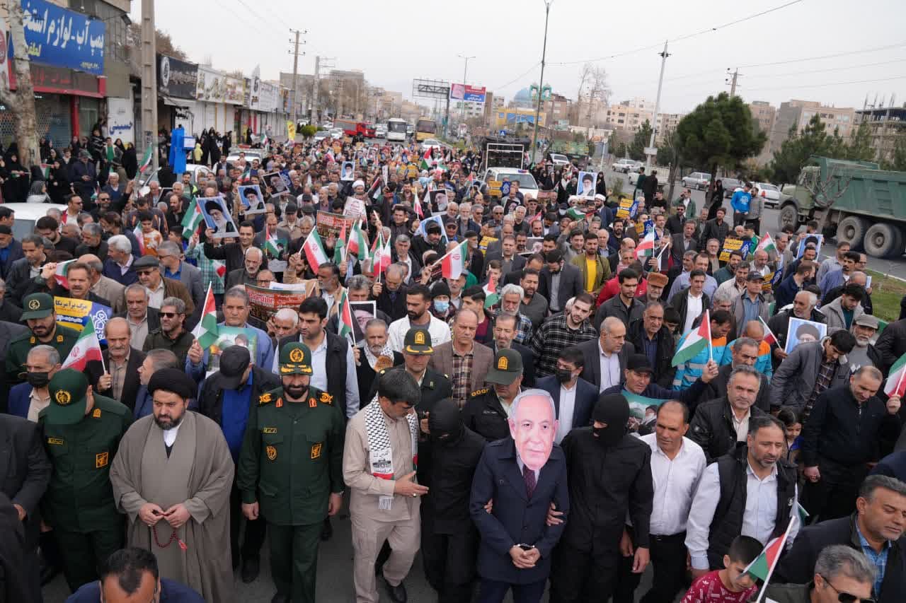 حضور شهروندان  محمدشهردر راهپیمایی روز جهانی قدس 
